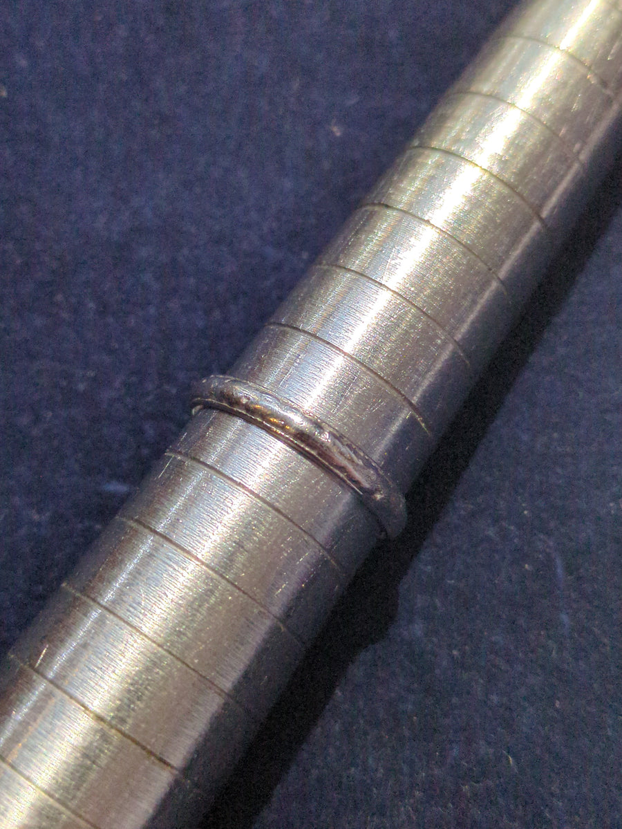 Platinum Patterned Wedding Band