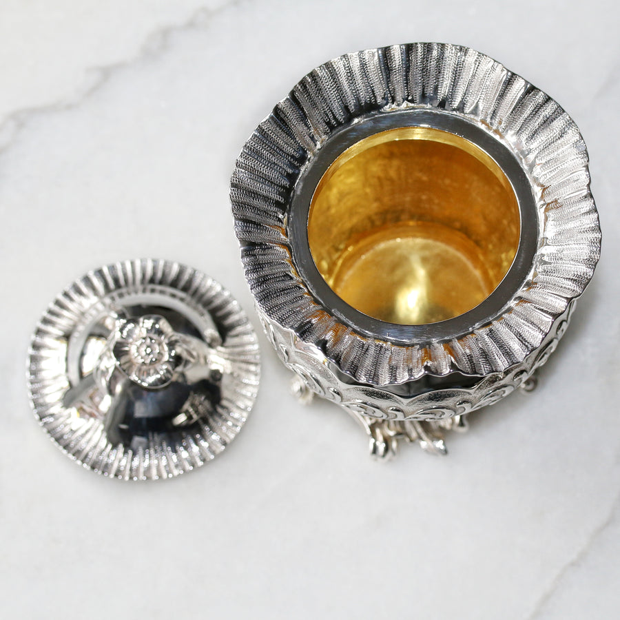 Georgian Silver Tea Caddy London 1827