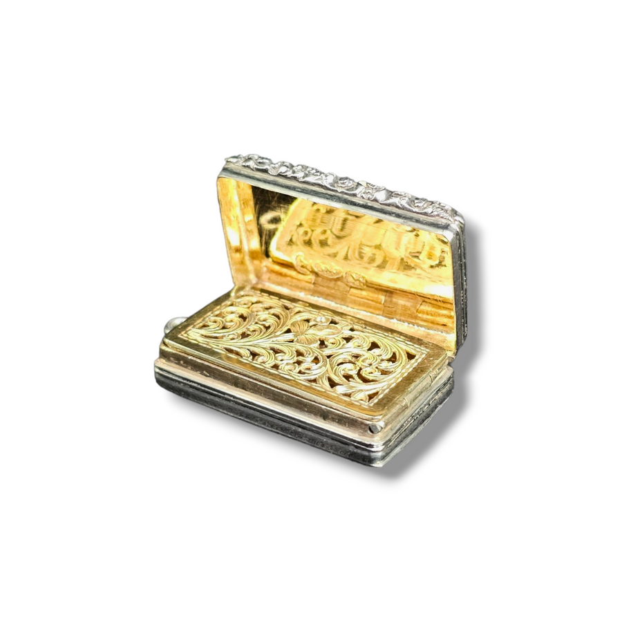 Antique Silver Vinaigrette