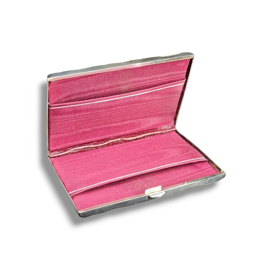 Victorian Engraved Silver Card Case