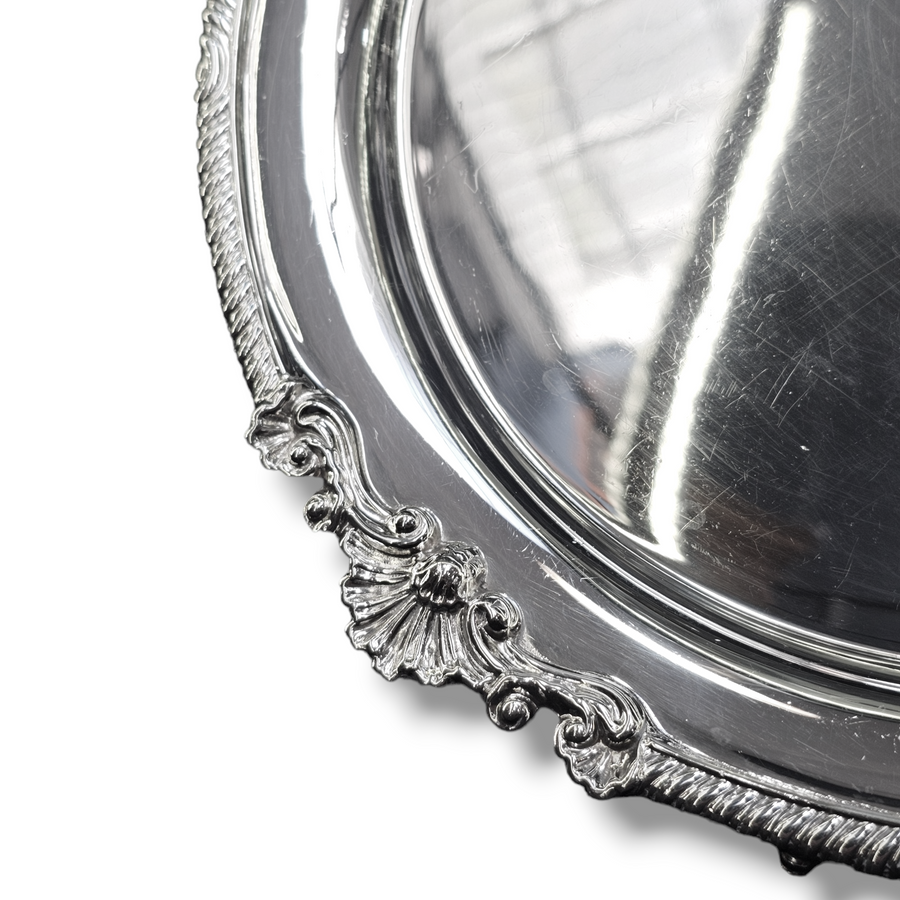 10” Silver Footed Salver
