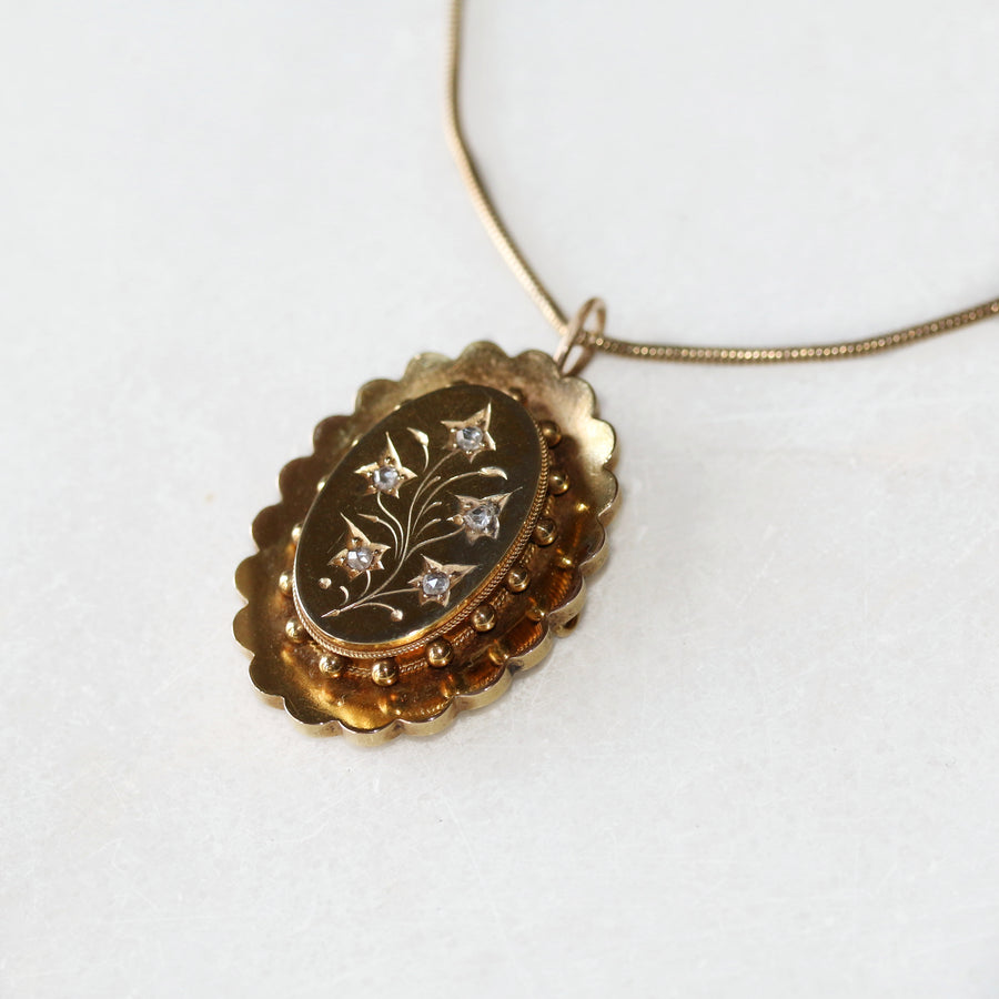 Victorian Diamond Set Locket