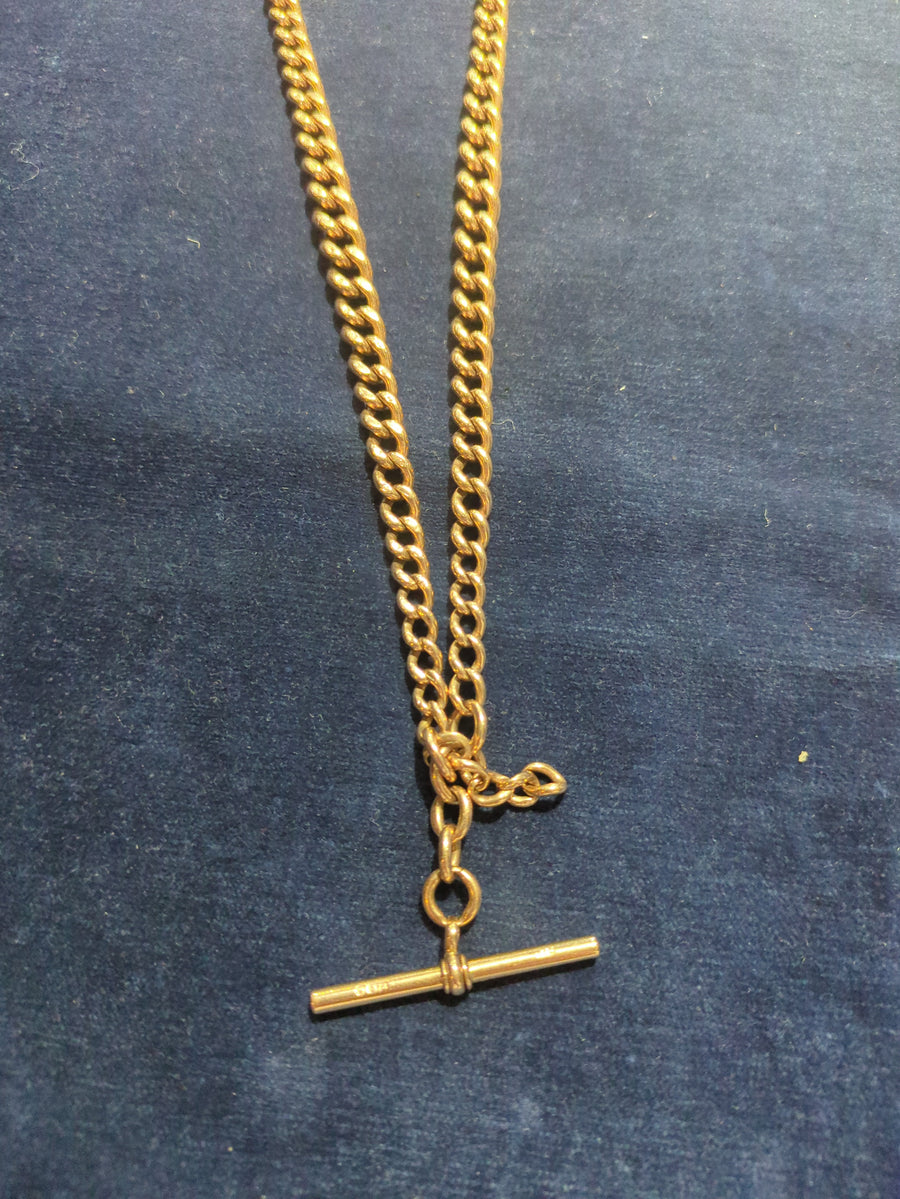 9ct RG Double Albert Chain