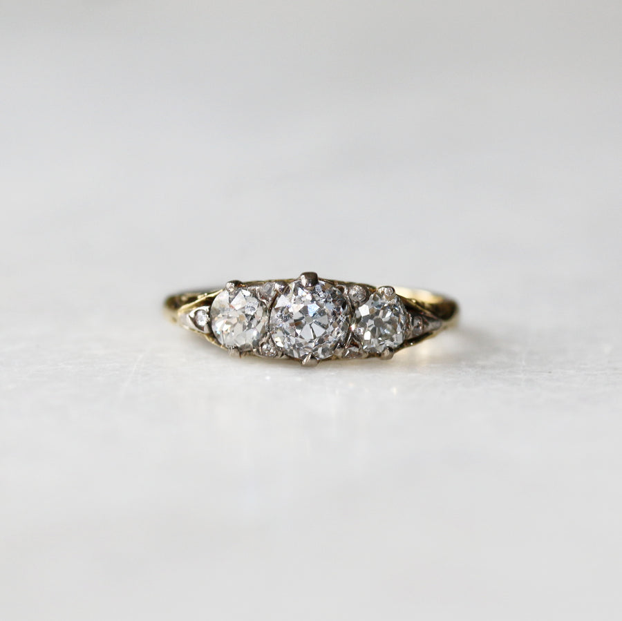 1.00ct Diamond Three Stone Ring