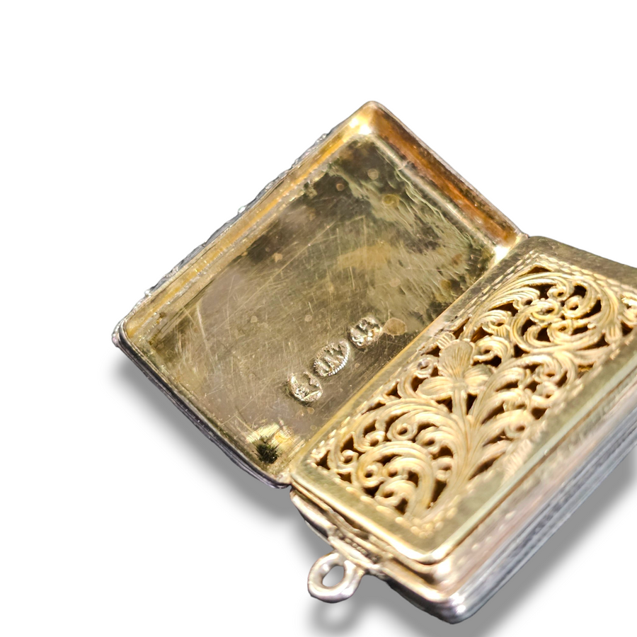 Antique Silver Vinaigrette