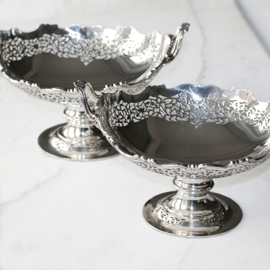 Pair of Silver Fruit Baskets