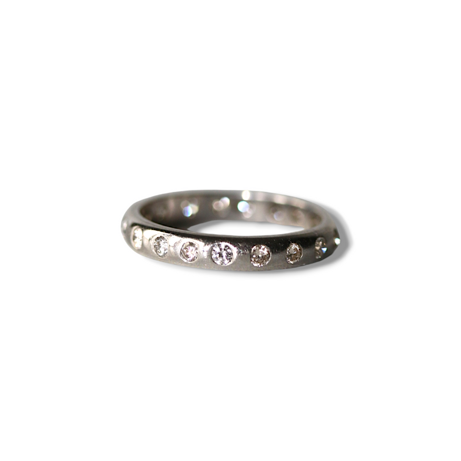 0.70ct Platinum Full Diamond Eternity Ring