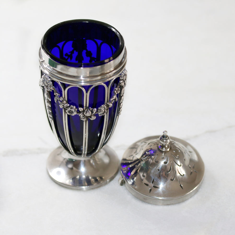 Antique silver sugar caster