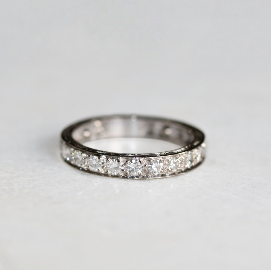 1930s Diamond Half Eternity Ring