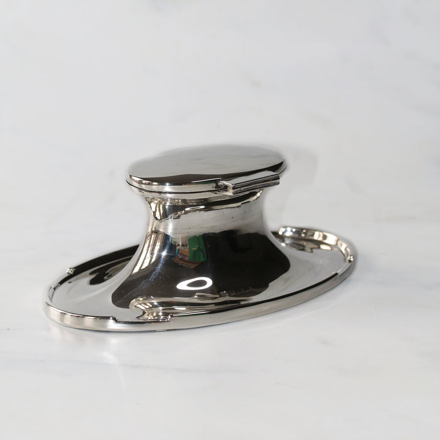 Birmingham 1938 Silver Capstan Inkwell
