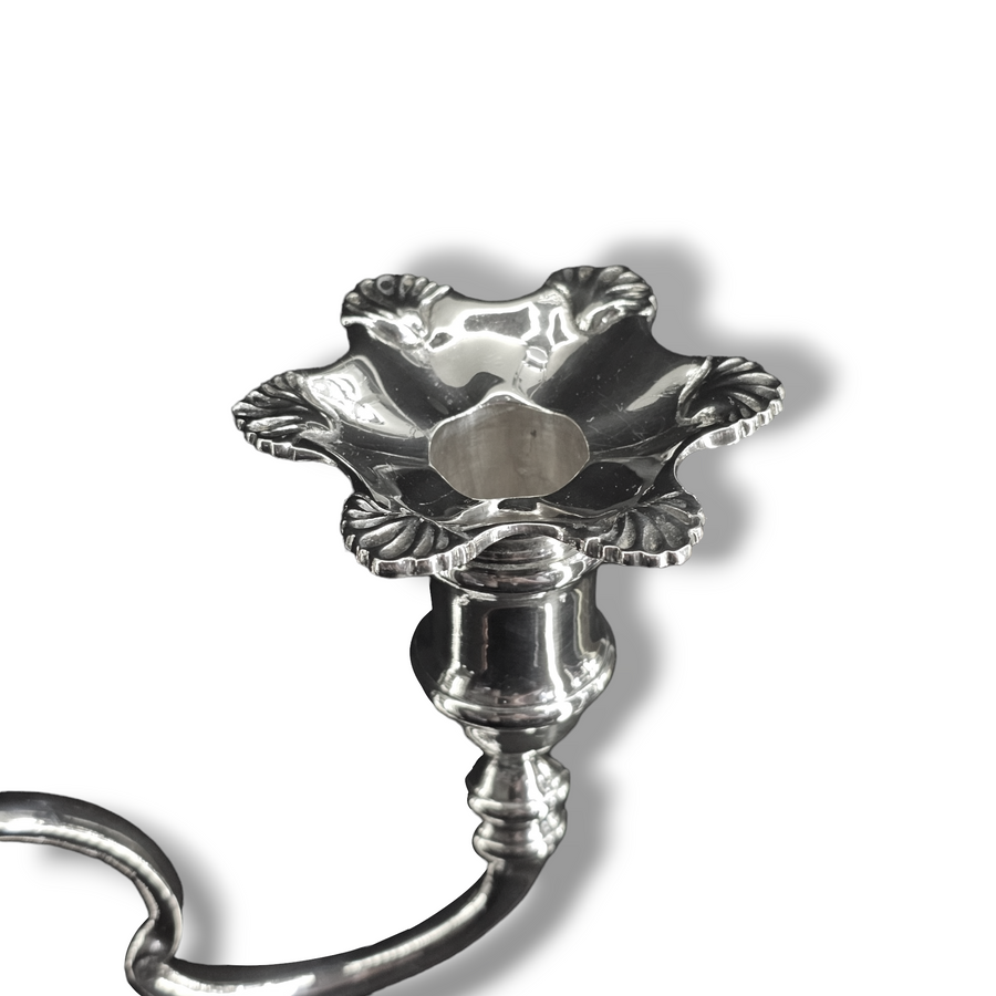 Silver Two branch  Candelabra