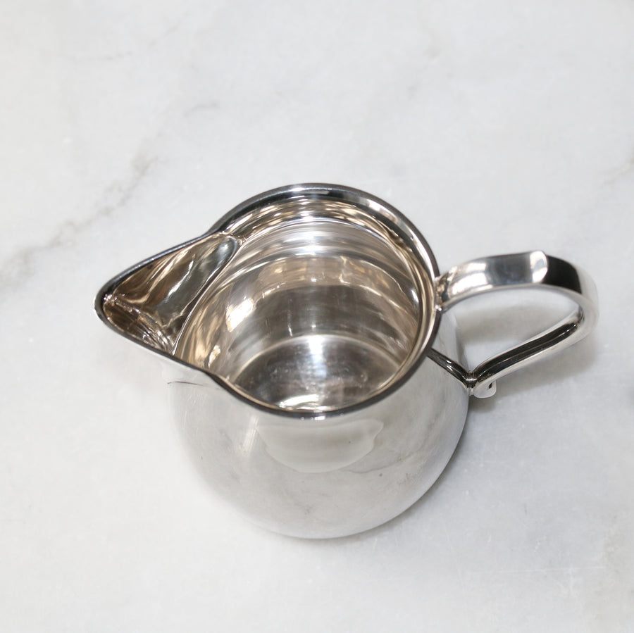 Heavy Gauge Silver Cream Jug