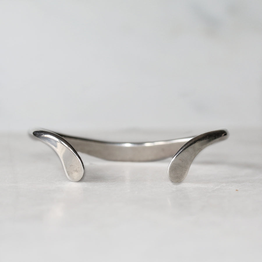 Georg Jensen Sterling Silver Torque Bangle
