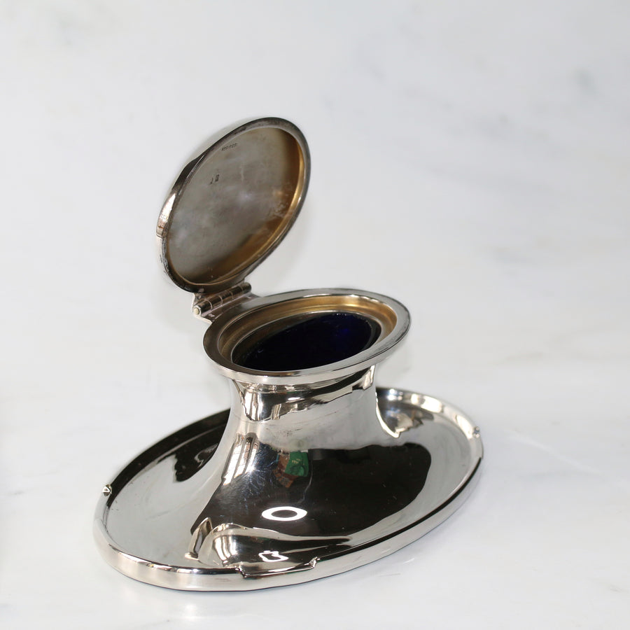 Birmingham 1938 Silver Capstan Inkwell
