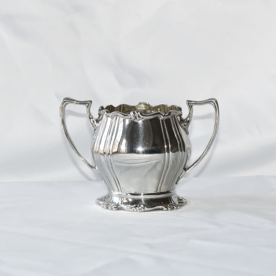 Art Nouveau Silver Sugar Bowl