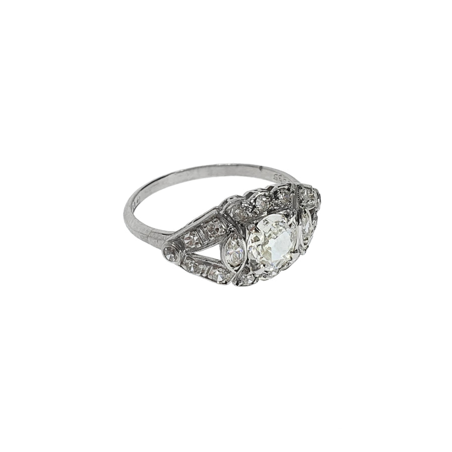 Edwardian Diamond Cluster Ring