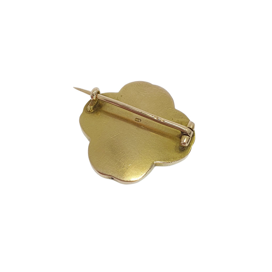 Emerald & Diamond Maiden Brooch