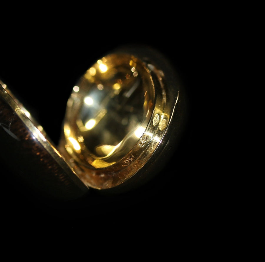 French Enamelled Gold Pill Box