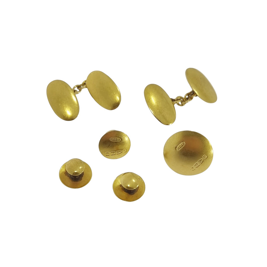 18ct Gold Chester Hallmark Dress Set