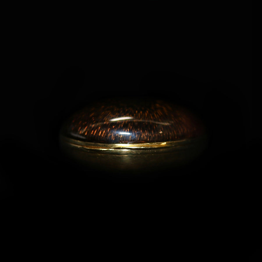 French Enamelled Gold Pill Box