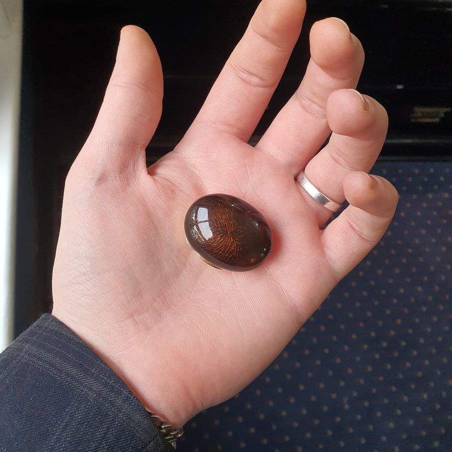 French Enamelled Gold Pill Box