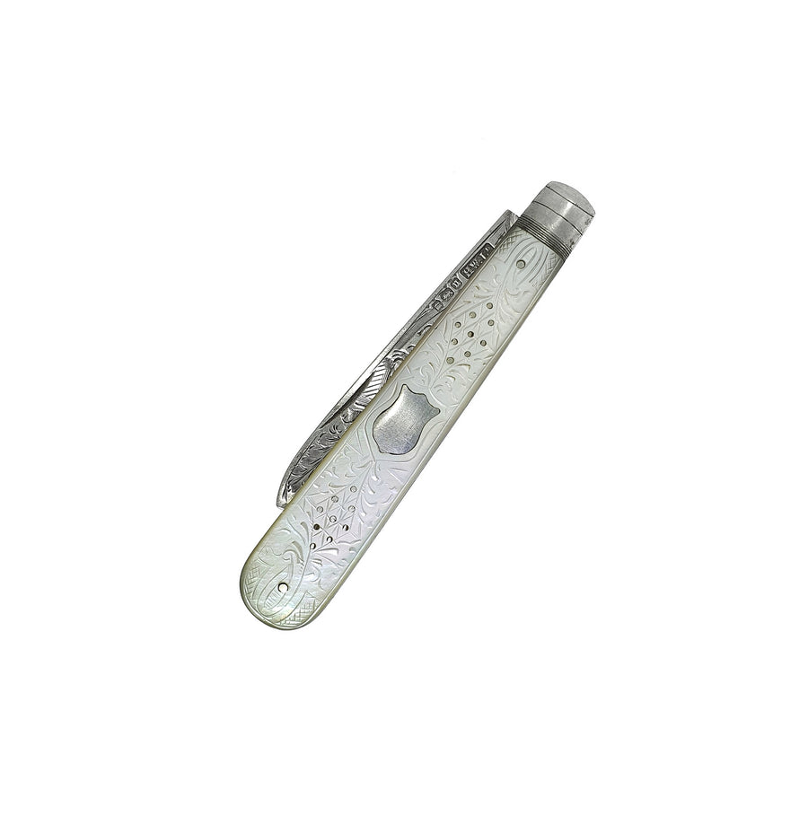 Silver & Mother of Pearl Fruit Knife