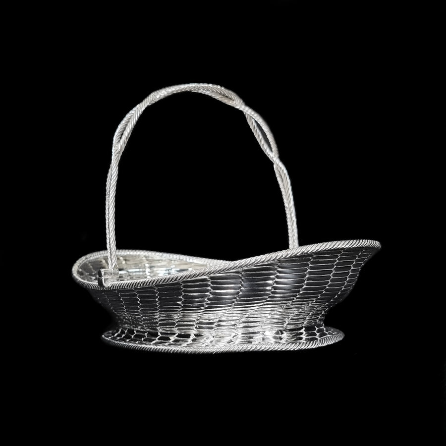 London 1850 Sterling Silver Basket