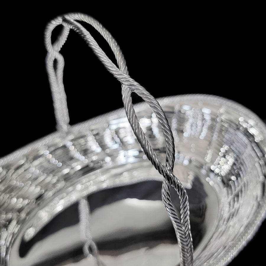 London 1850 Sterling Silver Basket
