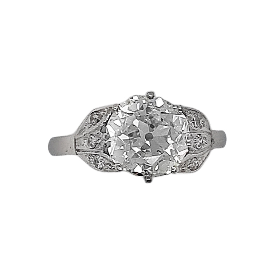 1.86ct Old European Cut Diamond Ring