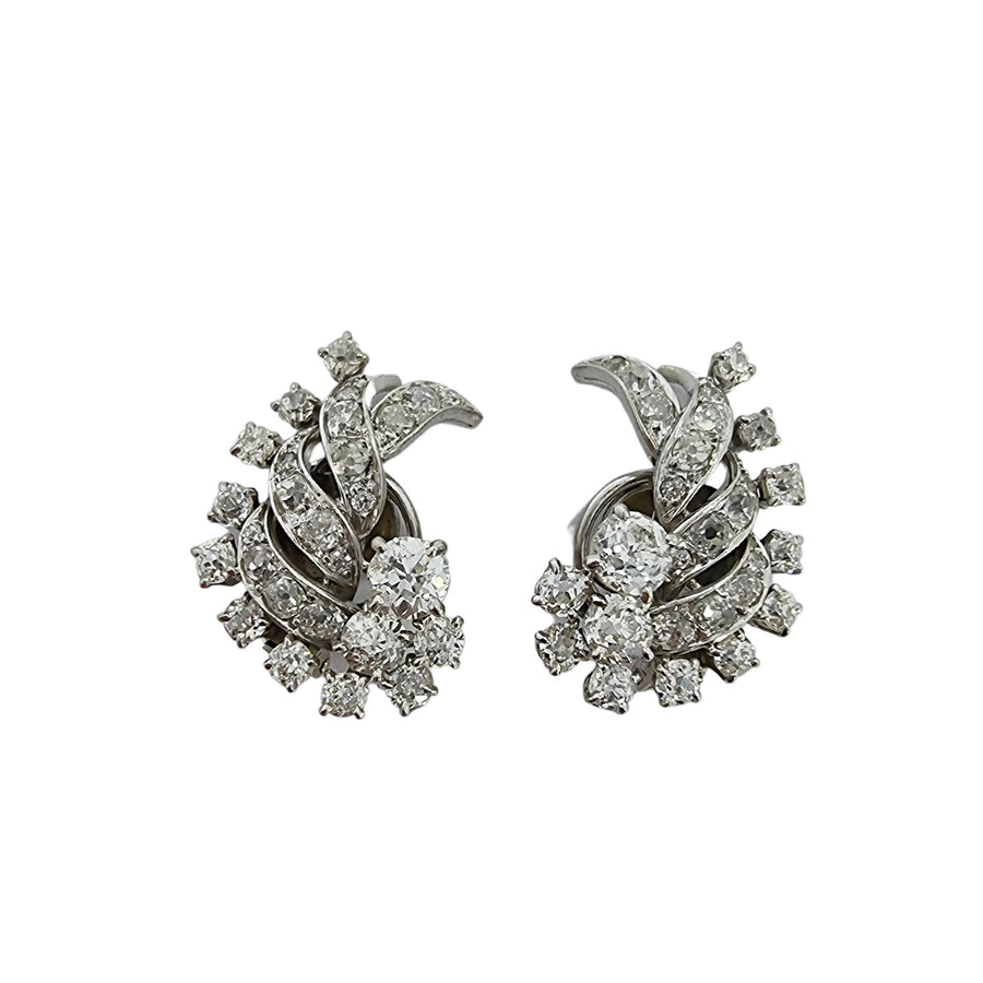 Chaumet Diamond Clip Earrings