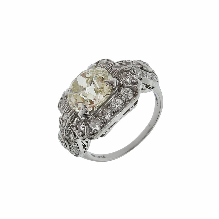 2.12ct Art-Deco Diamond Ring