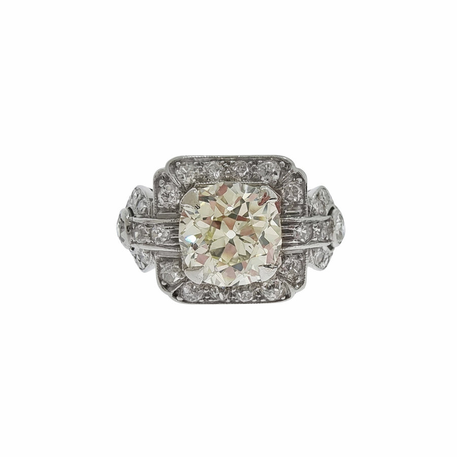 2.12ct Art-Deco Diamond Ring