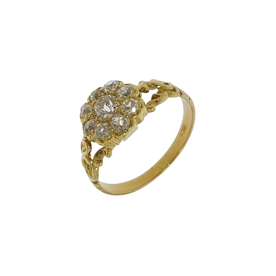 0.50ct Antique Diamond Cluster Ring