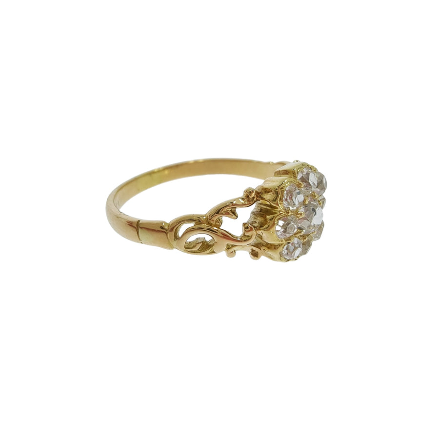 0.50ct Antique Diamond Cluster Ring