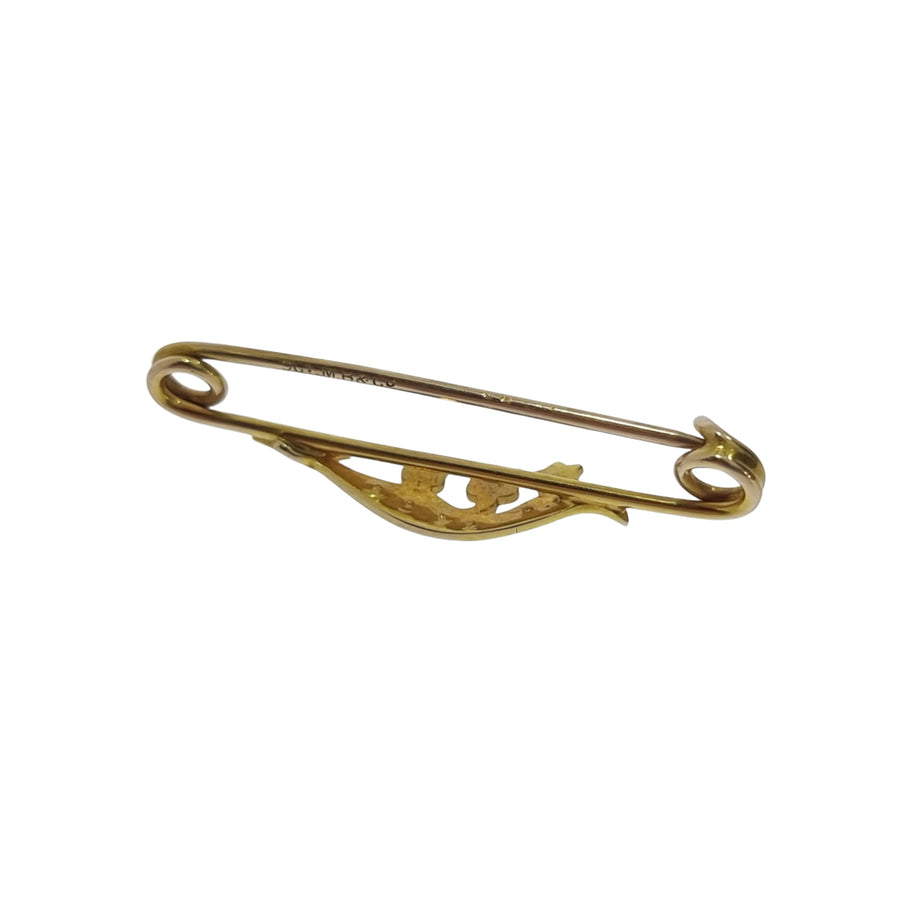 Seed Pearl Brooch By Murrle Bennett