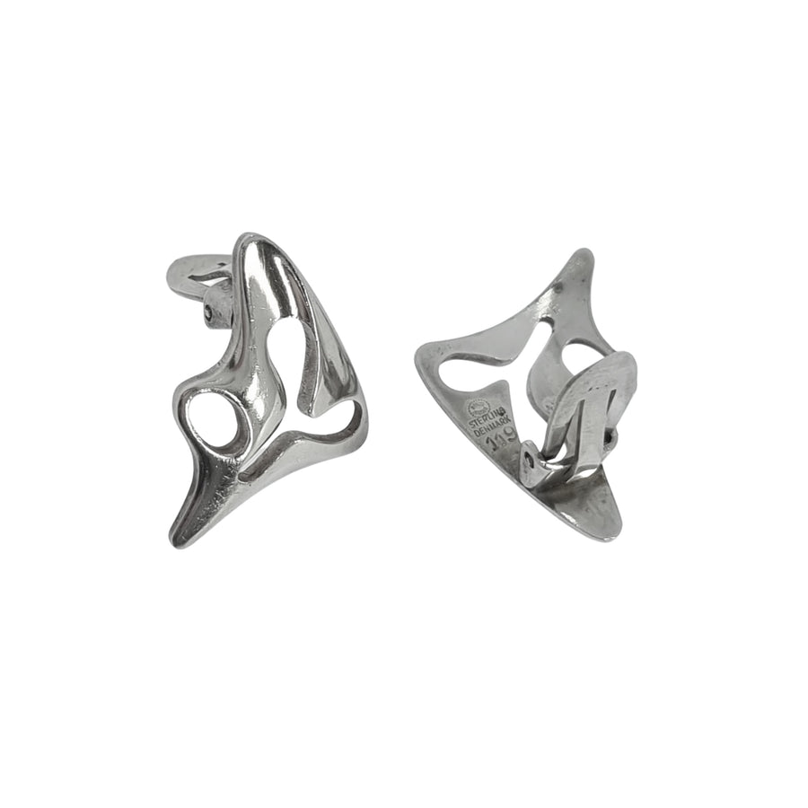 Georg Jensen Abstract Earrings #119