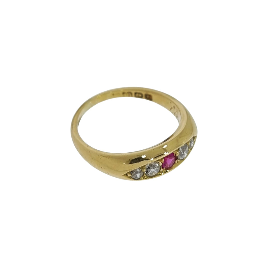Antique Ruby & Diamond Ring