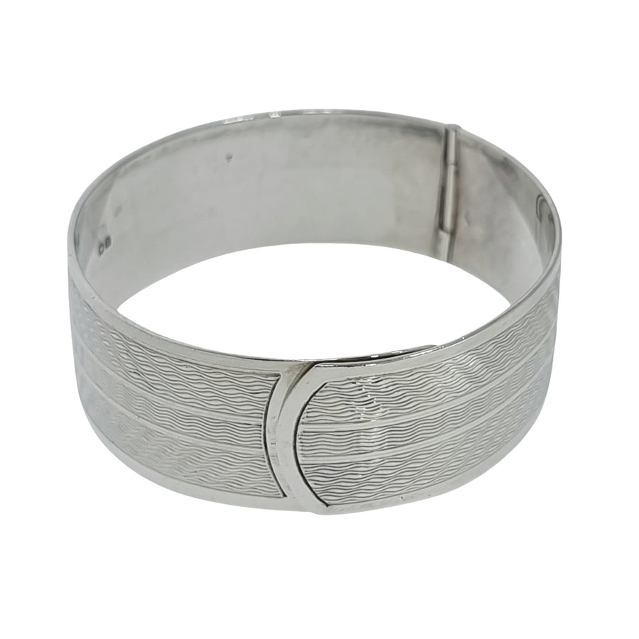 Chester 1937 Silver Bangle by Charles Horner